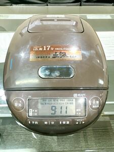JPK-B100 T タイガー TIGER 圧力IH炊飯ジャー 炊飯器 (5.5合炊き)　2019年製 通電確認済み 動作品（ス063）