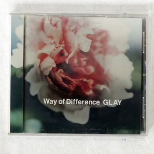 GLAY/WAY OF DIFFERENCE/ポニーキャニオン PCCU12 CD □