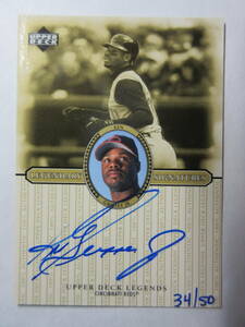 2000 Upper Deck Legendary Signatures Gold Ken Griffey Jr./50 ケン・グリフィー・ジュニア サイン マリナーズ MVP アメリカ野球殿堂