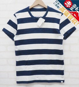 7T7135/visvim BIG BORDER TEE 116105010024 半袖ボーダーTシャツ