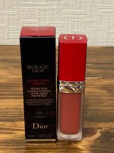 I4K138◆ クリスチャン ディオール Christian Dior ルージュ ディオール ウルトラ リキッド #808 カレス リップカラー 口紅 6ml