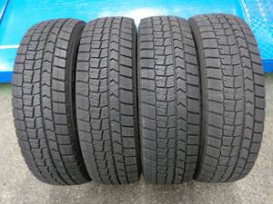 ダンロップ　ウィンターマックスWM02　185/70R14　中古品４本　2020年製　7～8分山位