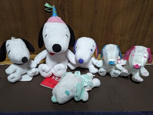 SNOOPY スヌーピー ぬいぐるみ ミニサイズ 6種セット　（未使用品）