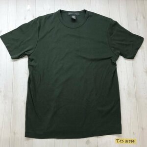 BANANA REPUBLIC バナナリパブリック メンズ 無地 コットン 半袖Tシャツ M カーキ