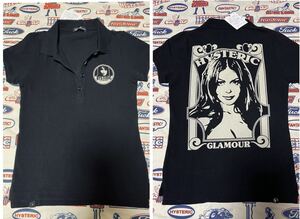 HYSTERICGLAMOUR ヒステリックグラマー バクプリ セクシーガール レディース ポロシャツ ヒスミニヒステリックミニTシャツROCK