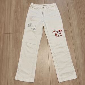 パロマウール paloma wool ホワイト デニムパンツ jack pants ジャックパンツ