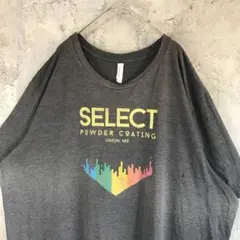 A2655古着　Tシャツ チャコールグレー