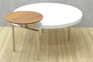 W909■Francfranc フランフラン■LUCE COFFEE TABLE ルーチェ コーヒーテーブル■高さ（約）445mm×幅（約)1000ｍｍ×奥行（約）800ｍｍ