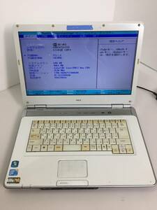 ※即決☆［BIOS確認］NEC Lavie LL550/V LL550VG6W ノートPC Core 2Duo P8700 2.53GHz 4GB【ジャンク品】