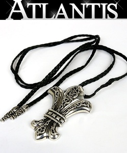 CHROME HEARTS 銀座店 クロムハーツ オールドBSフレア ペンダント レザーブレイド メンズ シルバー SV925 95015