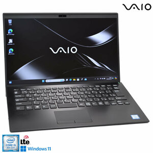 フルHD SIMフリー VAIO Pro PK VJPK11C12N Core i5 8265U Webカメラ M.2SSD256G メモリ8G USBType-C Wi-Fi Windows11