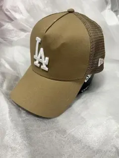 ニューエラ　NEW ERA キャップ　ベージュ　フリーサイズ