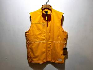 新品 正規品 USA/UK/EU限定 The North Face ノースフェイス ストレッチ ナイロンベスト US-S YELLOW NYLON VEST