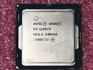 #1189 Intel Xeon E3-1220 v5 SR2LG (3.00GHz/ 8MB/ LGA1151) 保証付