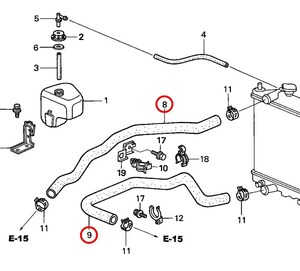 未使用 ホンダ 純正 S2000 AP1 ウォーター アッパー ホース ウォーター ロア ホース セット HONDA Genuine Water upper & lower hose set