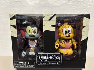 【未開封】バイナルメーション spooky series2 グーフィー・プルート ディズニー フィギュア TDR TDL Vinylmation