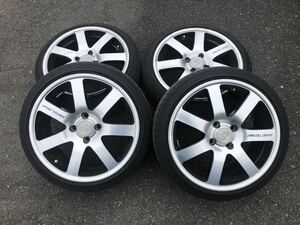 ☆軽自動車用☆16インチ☆6.5j+43☆165/45R16☆4穴PCD100☆スポーツテクニックSPORTECHNIC☆4本セット☆ハブ径73☆中古品☆