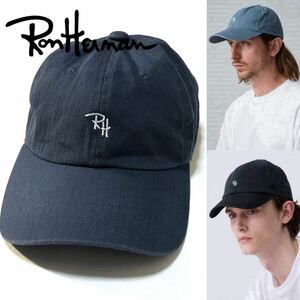 【Ron Herman】大人スポーティの格上げに◎!!RHC ロンハーマン Herringbone Logo Cap RH刺繍 ヘリンボーン キャップ ベースボールキャップ