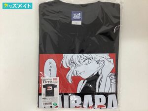 【現状】名探偵コナン コナン探偵社限定グッズ 灰原哀 Detective Conan Tシャツ Lサイズ シーンハイバラ黒