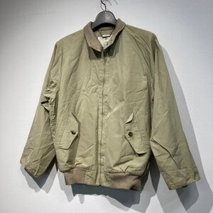 【13734P110】現状品 アクアスキュータム Aquascutum ブルゾン ジャケット Lサイズ カーキ オリーブ ラグラン袖 秋物 アウター メンズ