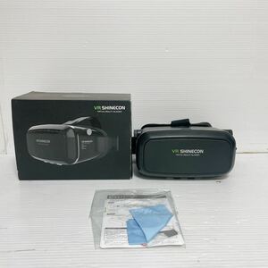 1円スタート 未検品 VR SHINECON VIRTUAL REALITY GLASSES 3.5〜6インチスマートフォン対応 ブラック 型番276-874905 ジャンク品