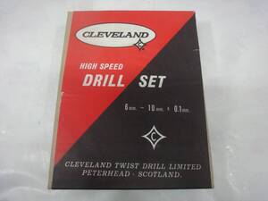 ◆j28-3W2448 / 【ケースのみ】CLEVELAND HIGHSPEED DRILLSET ドリルセット 6mm-10mm×0.1mm スコットランド製