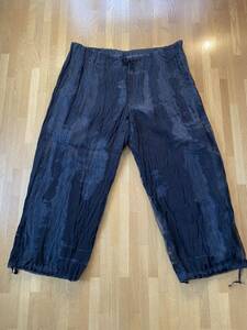 新品同様☆Jean-Paul GAULTIER HOMME☆シースループリーツワイドパンツ　48　/ゴルチエ