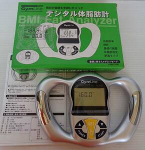 ★GymLine　ジムライン　デジタル体脂肪計　 Y2009/73456　取説　元箱　健康用品　ヘルスケア　ダイエット★