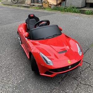 ★ジャンク品 傷スレあり 全国発送可能 フェラーリ 電源入らない ラジコン操作可能 Ferrari F12 berlinetta 電動乗用玩具 ラジコンカー★