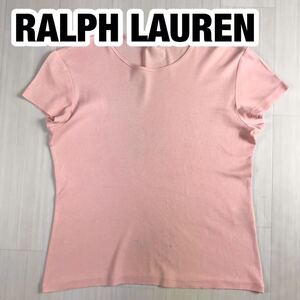 RALPH LAUREN ラルフローレン 半袖Tシャツ M ピンク