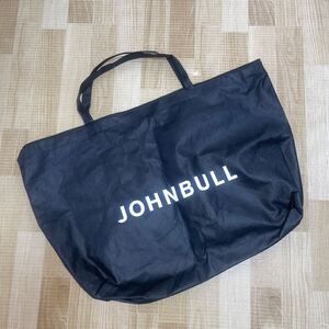 新品 Johnbull ジョンブル BIGトートバッグ/ ロゴ LOGO エコバッグ ショッピングBAG 不織布 未使用品 福袋