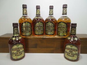 6本セット シーバスリーガル 12年 CHIVAS REGAL 750ml 43% スコッチウイスキー 未開栓 古酒 まとめて 1円スタート/6-19-6