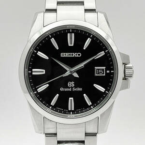 美品 稼働品 Grand Seiko グランドセイコー SBGX055 9Fクォーツ 9F62-0AA1 ブラック文字盤 37mm QZ メンズ ヘリテージ 正規品