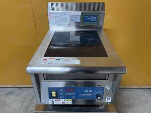 中古品　ニチワ電機　業務用　IH調理器　MIR-3T5　2011年製　卓上　IHコンロ　飲食店　厨房　店舗　①