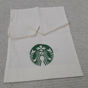 新品 STARBUCKS スターバックス 巾着袋 ラッピングバッグ 布製 正規品 ギフトバッグ エコバッグ