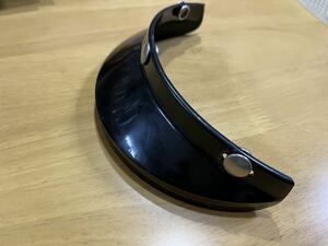 中古！SHOEI 白バイヘルメット用バイザー(黒)旧タイプ