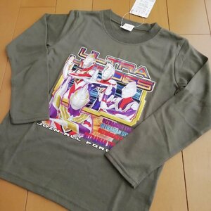 新品　ウルトラマントリガー　ウルトラヒーローズ 　長袖Tシャツ PR9164 グリーン　110cm ティガ/ガイア/ダイナ