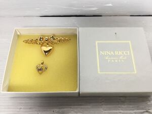 [K-2024]NINA RICCI ゴールドカラー アクセサリー★まとめ売り ブローチ ペンダントトップ☆レディース 売り切り 1000円〜♪