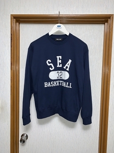 L 美品 22ss WIND AND SEA A-Hoops CREW NECK BASKETBALL 32 スウェット