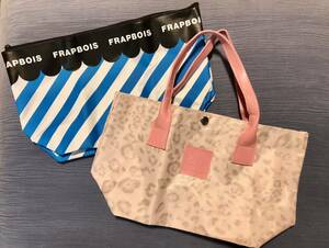 ①REBECCA TAYLOR フェミニン 大人トート②Sis×FRAPBOIS BIG CANDY ポーチ　非売品　送料無料