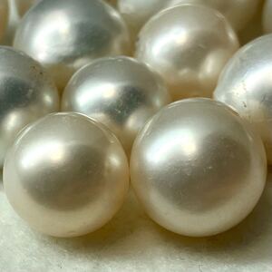 1円〜!!●南洋白蝶真珠おまとめ204ct●d 約40.8g pearl パール 真珠 ジュエリー jewelry ルース 裸石 宝石 w3ゆ70