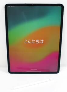 Y6310#◆中古品◆Apple iPad Pro(第4世代)12.9インチ Wi-Fi+Cellularモデル スペースグレイ 1TB MXF92J/A + アップルペンシル(第2世代)