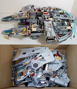 み691【140】1円～ レゴ LEGO 75192 STAR WARS スターウォーズ ミレニアム・ファルコン ジャンク品