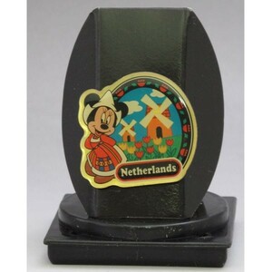 ディズニー　ミニー　ピンバッジ（オランダ）　森永製菓　2002年　ピンズコレクション「世界の旅」　ピンは新品