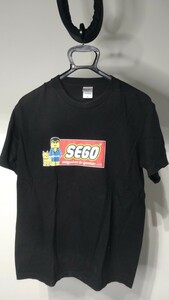 レゴ風　西郷どん　Tシャツ　半袖　黒　ブラック かっこいい　かわいい　トップス　ロゴ