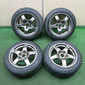 *送料無料* バリ溝！21年！9.5分★日産 スカイライン GT-R BNR32 純正 205/50R16 ダンロップ ディレッツァ Z2 PCD114.3/5H★4032605TNノ