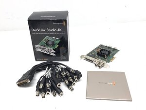 BlackmagicDesign DeckLink Studio 4K キャプチャーカード■ジャンク品【TB】