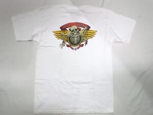 JB即決 40周年 POWELL パウエル 40th ウイングリッパー Tシャツ 白 Sサイズ　新品