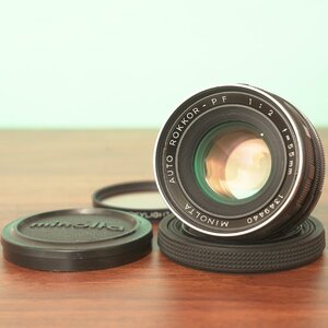 ミノルタ AUTO ROKKOR-PF 55mm f2 オールドレンズ 40