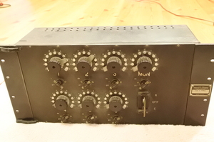 Western electric 200A Panel ウエスタン　パネル　7A Auto transformer　黒色7Aトランス内蔵　貴重品　Rare！！